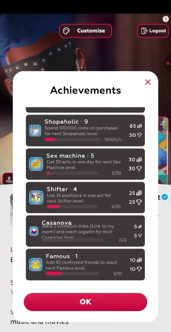 Track achievements on Android