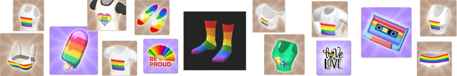 pride items (1) LGBT items un the game